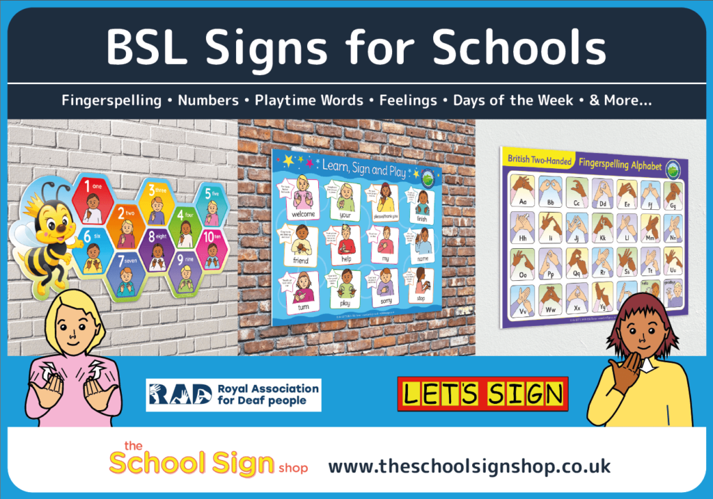 BSL Signs for school